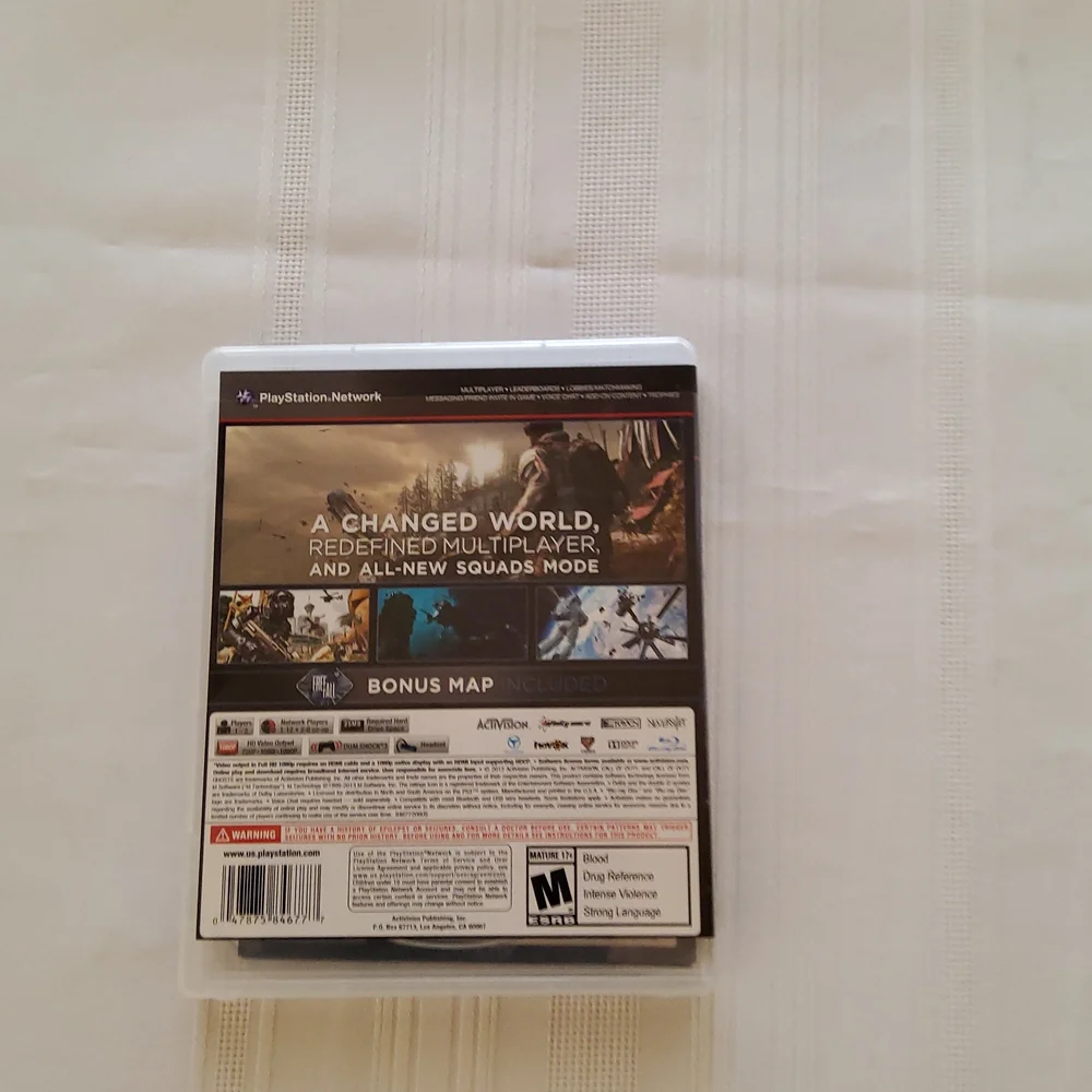 PS3 Call of Duty GHOSTS Video Game